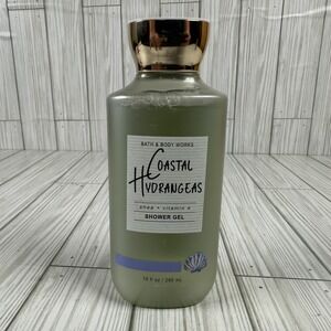 BATH & BODY WORKS SHOWER GEL SHEA & VITAMIN E COASTAL HYDRANGEAS 10 oz NEW